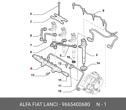 Рулевая рейка FIAT 9665400680