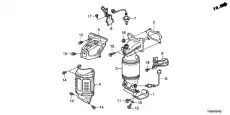 Прокладка коллектора HONDA 18115R40A01