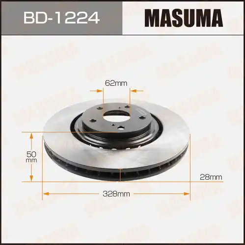 Тормозной диск MASUMA BD-1224