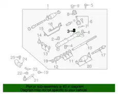 Рулевая рейка MAZDA TD1132123A