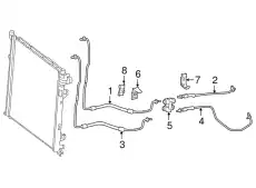 Патрубок радиатора w166, oelkuehler 166 500 68 72 MB