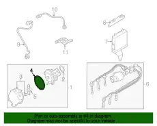  MD619127 GASKET RUBBER MITSUBISHI