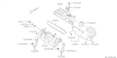 ДАТЧИК РАСХОДА ВОЗДУХА 22680AA400 SUBARU