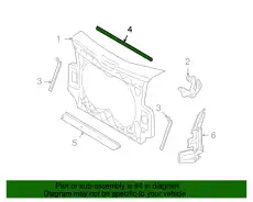 Уплотнитель 4F0121331C VAG
