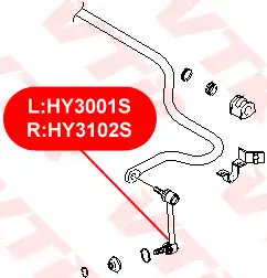 Тяга стабилизатора VTR HY3102S