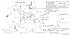 Рычаг подвески SUBARU 20202SA080
