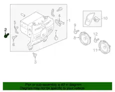 BOLT 9XF0-00-117L MAZDA