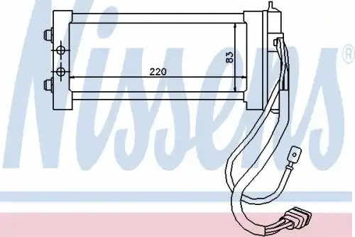 Радиатор печки NISSENS 72931