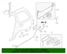 Хомут UB54-67-121 MAZDA