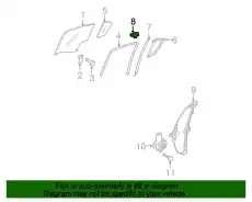 PROTECTOR(L).CHANNEL BBM4-73-608A MAZDA