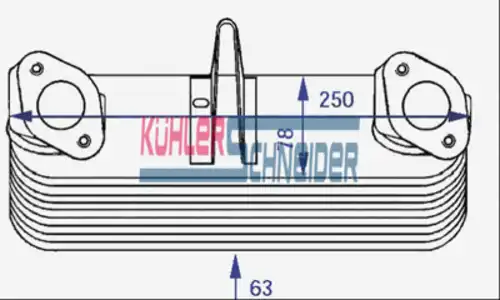 Масляный радиатор KUHLER SCHNEIDER 0460301