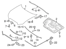 BOLT 9945-90-816 MAZDA