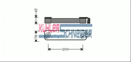 Масляный радиатор KUHLER SCHNEIDER 0462601