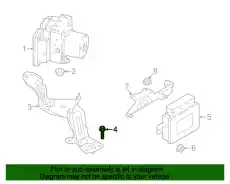 BOLT 9945-80-820 MAZDA