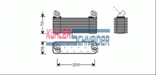Масляный радиатор KUHLER SCHNEIDER 0463401