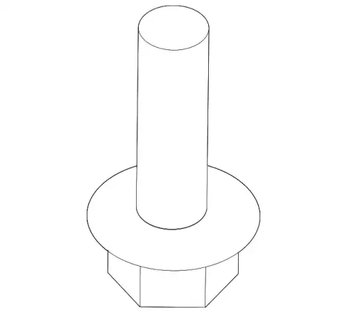 SCREW 9946-00-816 MAZDA