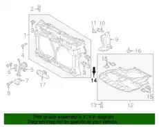 Болт 9KDB-00-620 MAZDA