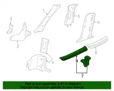 Хомут GA7B-68-AD3 MAZDA