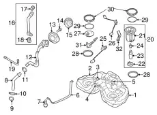 BOLT.DUST COVER H260-42-245A MAZDA