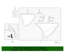 Фонарь задний MAZDA KD53-51-3H5