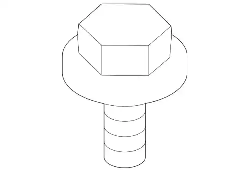 BOLT 9YA4-10-614 MAZDA