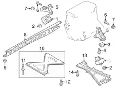 BOLT 9978-40-820 MAZDA