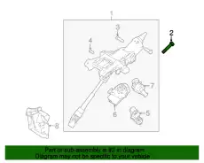 BOLT 9YA0-2A-026A MAZDA