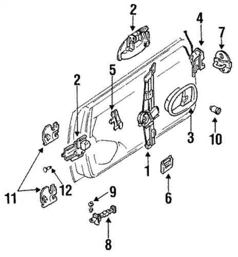 WASHER.SETTING BA54-58-225 MAZDA