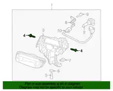 Фара противотуманная MAZDA BP4K-51-695