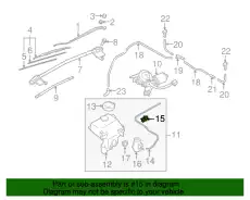 Хомут трубки NE51-67-519 MAZDA