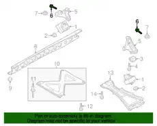 BOLT 9YA0-2A-003 MAZDA