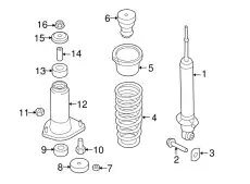 BOLT 9YA0-2A-802 MAZDA