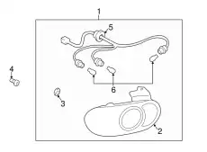 Фонарь H432-51-158 MAZDA