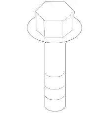 SCREW & WASHER TAPP 9078-60-630B MAZDA