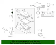 SCREW & WASHER TAPP 9078-60-630B MAZDA