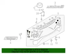  ПИСТОН КРЕПЕЖНЫЙ (MAZDA) KA80-51-RE5A