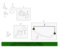 CLAMP.WATER HOSE LF07-15-182 MAZDA