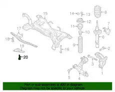 BOLT 9YA4-20-801 MAZDA