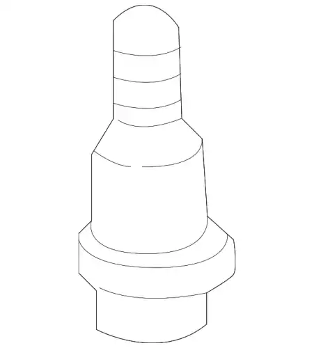  B45539813 БОЛТ МЕТАЛЛИЧЕСКИЙ MAZDA