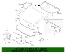 GHP9-56-9Z1B PROTECTOR'A'.RUBBER MAZDA