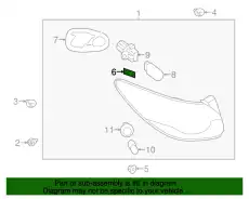 Фонарь задний MAZDA GHK1-51-159