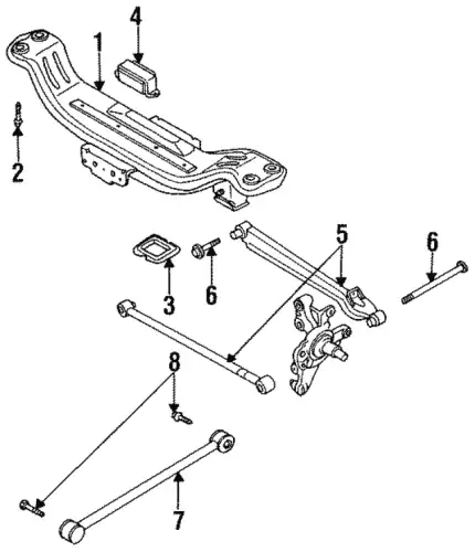  БОЛТ МЕТАЛЛИЧЕСКИЙ B455-28-116 MAZDA