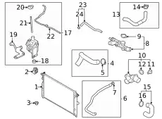 CLAMP,WATER HOSE Z6E5-15-182 MAZDA