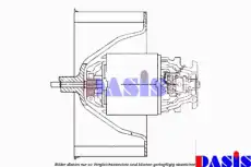 вентилятор салона 168050N AKS DASIS