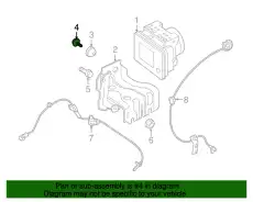Датчик ABS MAZDA K011-43-7A7