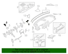 BOLT 9YA0-20-868A MAZDA