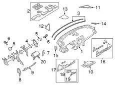 BOLT 9YA0-20-868A MAZDA