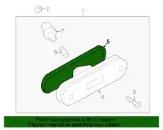 LAMP.L TRUNK LID NA01-51-5D3A MAZDA
