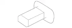 GJ6A-50-9H2A Крышка молдинга крыши MAZDA