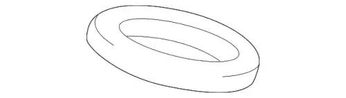 Прокладка глушителя MAZDA ZJ21-40-305A
